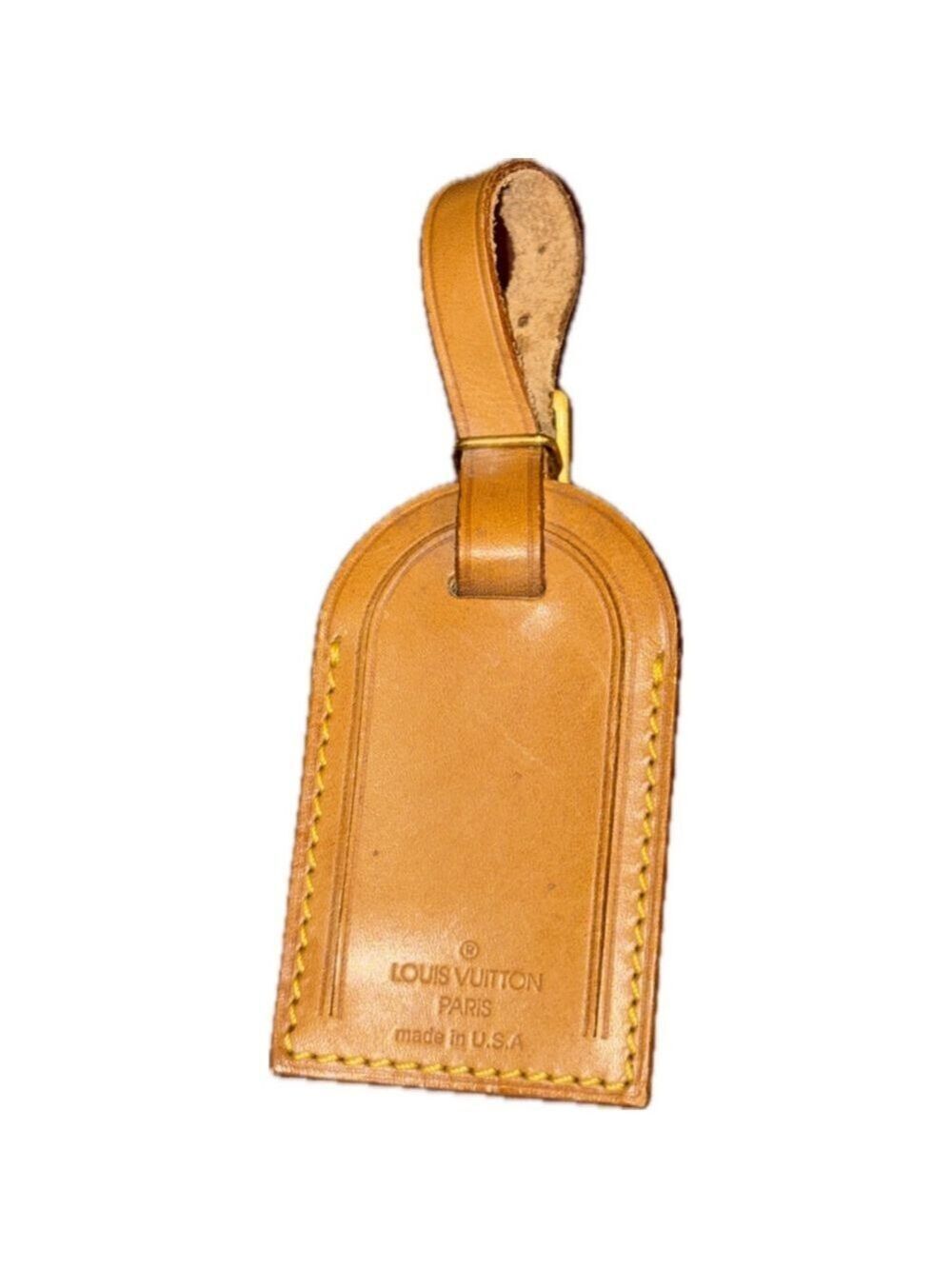 Louis Vuitton Leather Luggage Tag